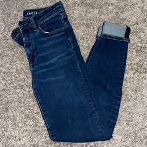 American Eagle- Next Level Stretch- Super Hi Rise Jegging- Size 4 Long